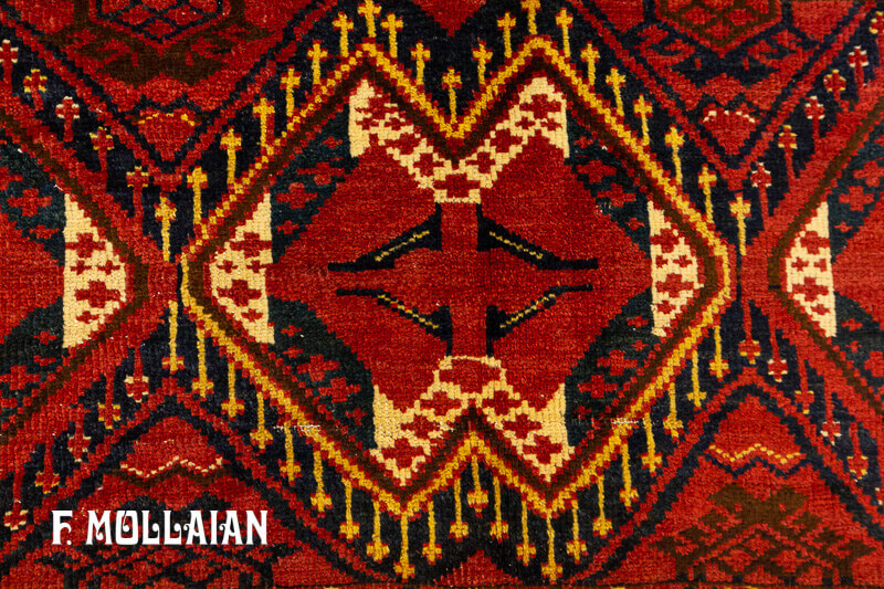 Antique Turkmen Sella Rug n°:39876644